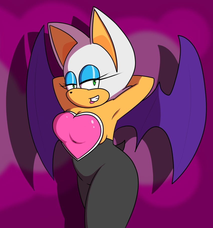 clothed confidentartist female posing posing_for_the_viewer rouge_the_bat sega sonic_(series) sonic_the_hedgehog_(series)