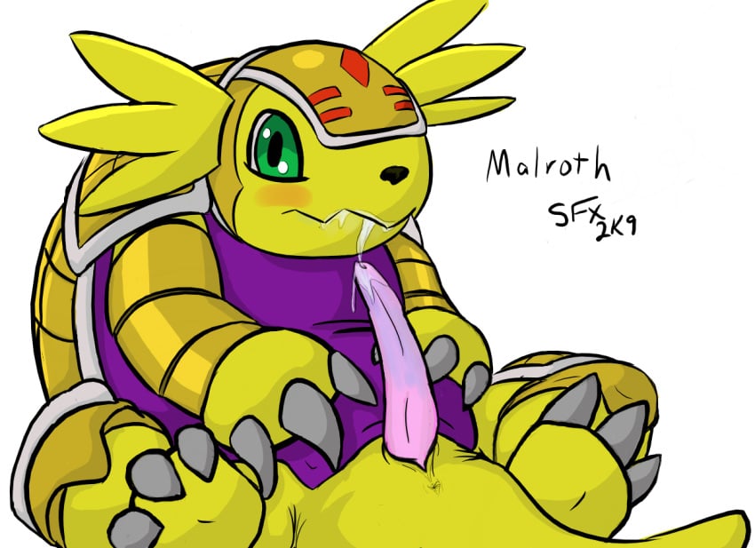 armadillomon digimon male male_only malroth tagme