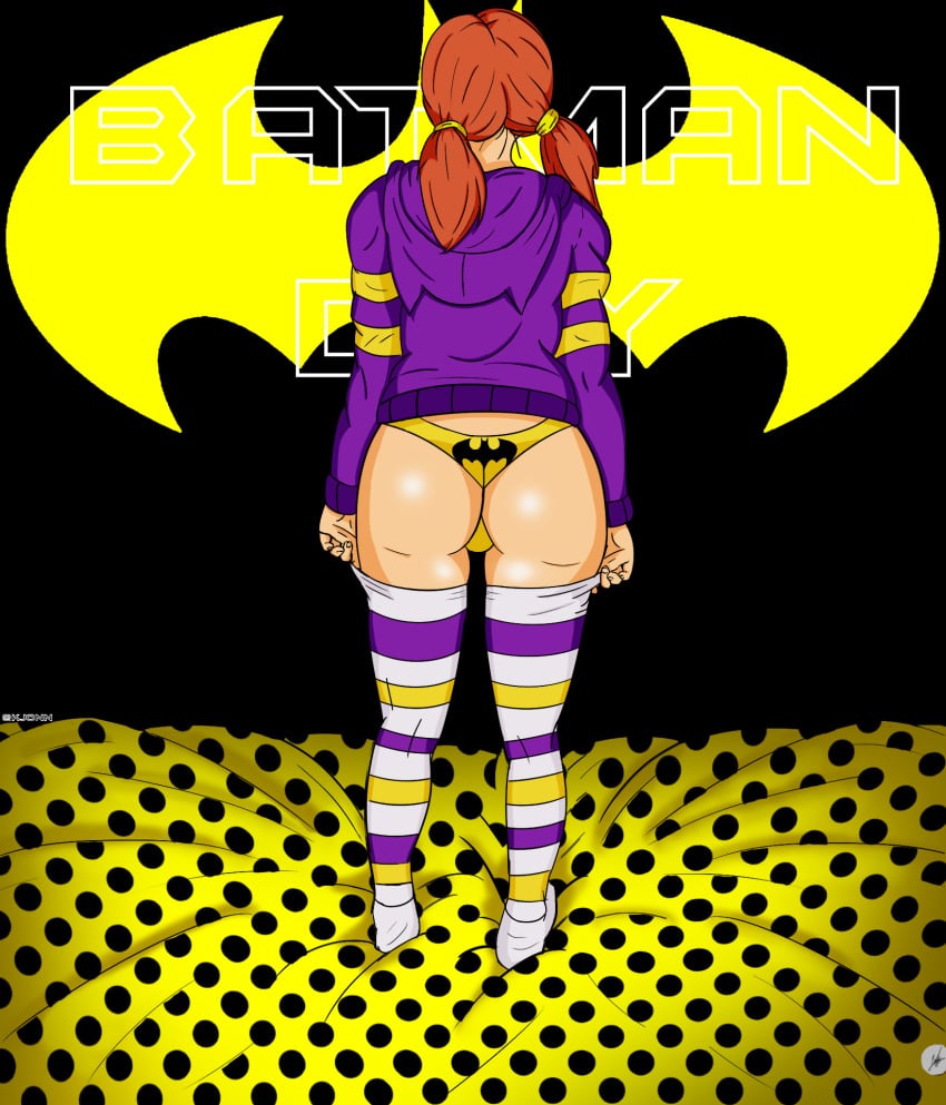 ass barbara_gordon batgirl dc kjonn thong