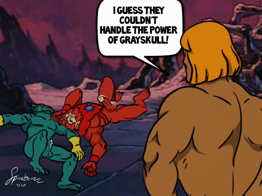 beast-man he_man male_only masters_of_the_universe merman spinebear