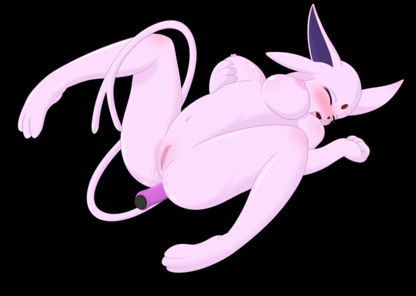 animated dildo espeon fatelogic female furry lying moaning nintendo nude on_floor pokemon uncensored wet_pussy