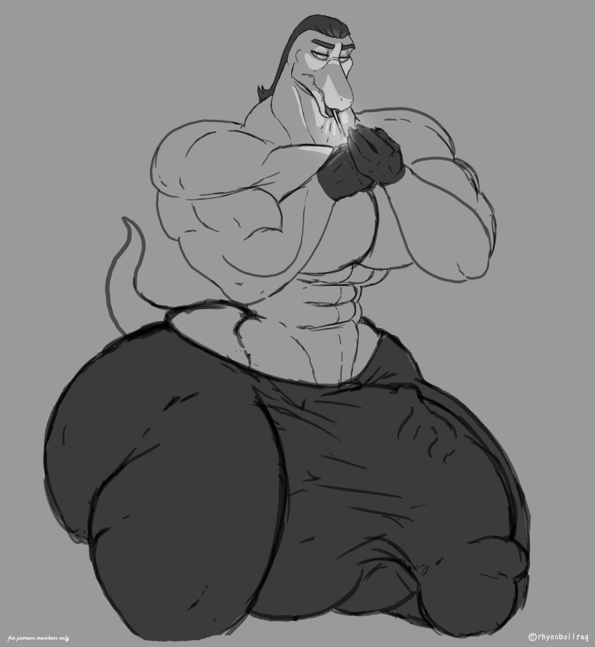 1boy abs ass balls biceps big_ass big_balls big_penis bulge cigarette disney disney_channel disney_xd gloves hair hips hyper hyper_ass hyper_balls hyper_bulge hyper_penis large_ass lighter lizard lizardman male male_only monochrome muscles muscular muscular_arms muscular_male pants pecs penis reptile reptile_humanoid rhynobullraq rough_sketch scalie scalie_humanoid scalie_only sharp_teeth solo solo_male star_vs_the_forces_of_evil tail testicles toffee_(svtfoe) wide_hips