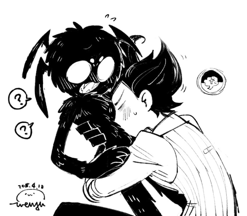 2boys anal anal_sex anthro don't_starve don't_starve_together dont_starve dont_starve_together embrace femboy fur furry gay girly klei_entertainment male male/male male_only spider suprised webber wenyu yaoi