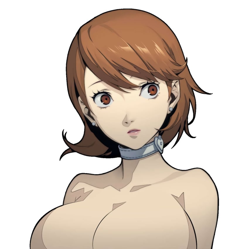 1girls 2d_(artwork) 2d_artwork alternate_breast_size atlus bangs bare_shoulders big_breasts blackchaos64 breasts breasts_bigger_than_head brown_eyes brown_hair choker cleavage collar collarbone completely_nude ear_piercing earrings edit edited_official_artwork edited_screencap eyelashes female hair_between_eyes huge_breasts jewelry large_breasts lips looking_at_viewer looking_away looking_to_the_side makeup medium_hair naked naver no_nipples nude outline parted_lips persona persona_3 persona_3_reload pink_lips portrait sega short_hair simple_background solo stud_earrings swept_bangs topless upper_body white_background white_choker yukari_takeba