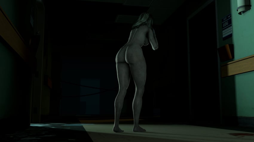 1girls 3d ass ass_focus backboob chonkus crying female_only grey_hair grey_skin left_4_dead left_4_dead_2 naked nightmare_waifu sfm solo source_filmmaker standing the_witch walking witch_(left_4_dead) zombie zombie_girl