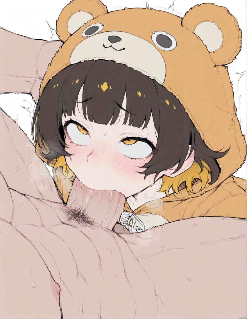 ai_generated blowjob blowjob_face femboy forced forced_oral heavy_breathing meupfem motion_lines oral oral_sex otoko_no_ko sissy sweat sweatdrop sweating tagme very_sweaty yaoi