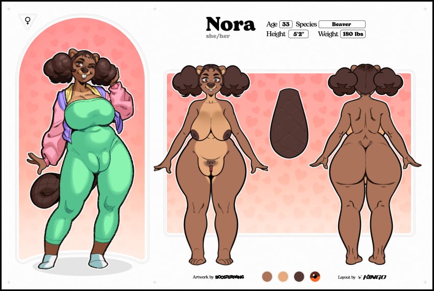 1girl 1girls 2024 absurd_res anthro artist_name ass barefoot beaver biped boosterpang breasts camel_toe character_sheet clothed clothing digital_media_(artwork) english_text feet female gender_symbol girly hair height hi_res hyper_pussy long_hair mammal model_sheet navel nora_(soulfood) nude pronouns puffy_pussy rodent slightly_chubby solo symbol tail text