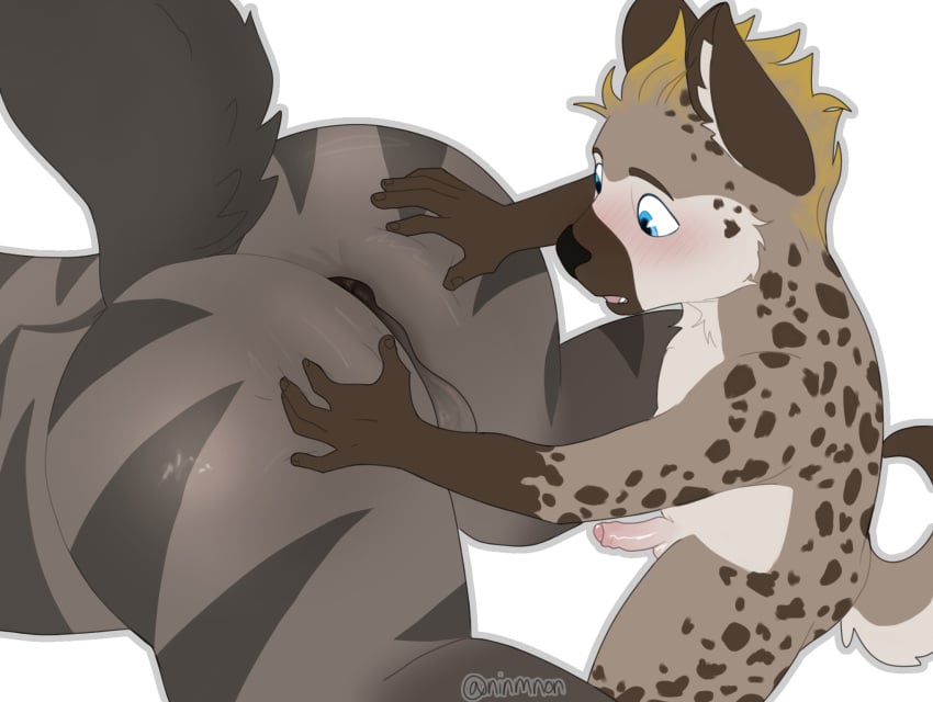 2boys age_difference artist_request blush cub father_and_son furry furry_only gay incest inviting male male/male male_only mature_male nude presenting presenting_ass presenting_butt size_difference teasing young