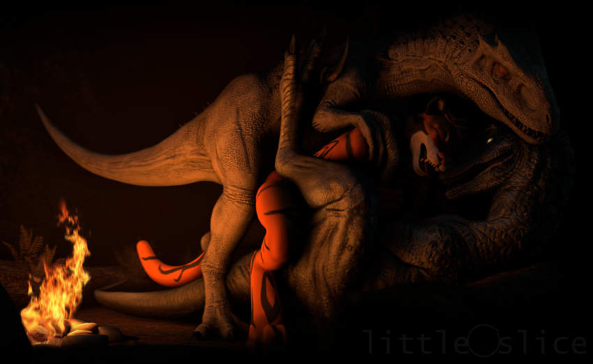 3d_(artwork) absurd_res anthro black_stripes blue_(jurassic_world) claws dinosaur dromaeosaurid felid female female_on_bottom female_on_top feral fur group group_sex hi_res indominus_rex jurassic_park jurassic_world littleslice-sfm male mammal on_bottom on_top orange_body orange_fur pantherine reptile scales scalie sex source_filmmaker straight stripes theropod threesome tiger tongue tongue_out universal_studios yellow_eyes