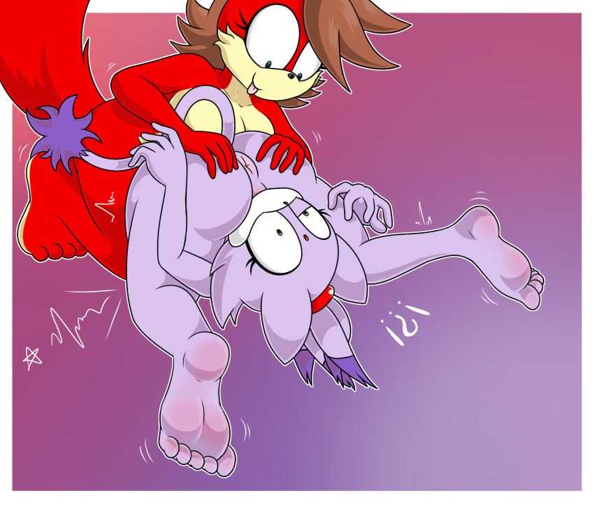 Blaze The Cat (Archie Comics) Rule 34 Image