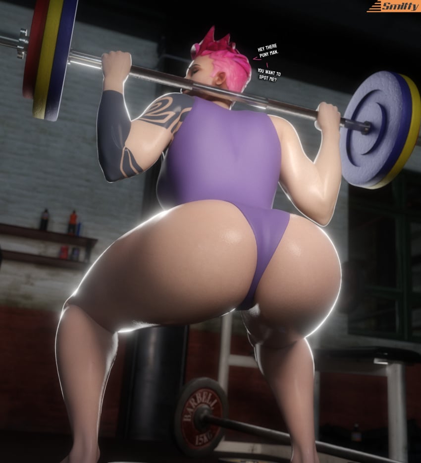 3d ass blender_(software) overwatch overwatch_2 smitty34 tagme zarya