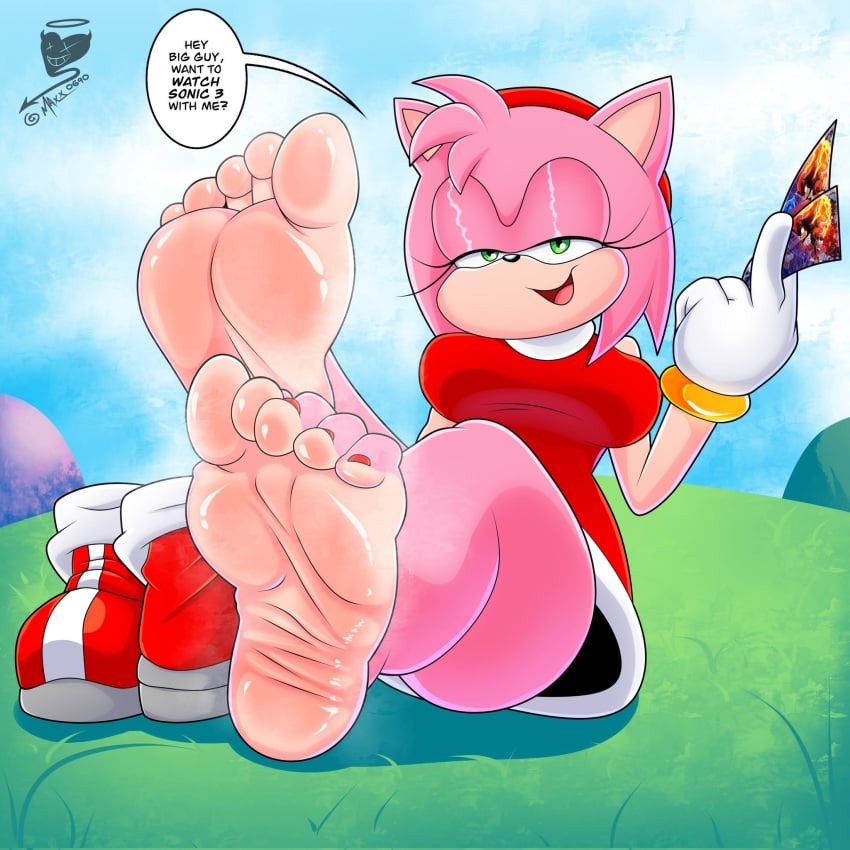 1girls 2025 5_fingers 5_toes absurd_res absurd_resolution absurdres amy_rose anthro anthro_female anthro_focus anthro_only clothed clothed_female clothes clothing digital_art digital_drawing_(artwork) digital_media digital_media_(artwork) dress feet feet_focus feet_together female female_focus female_only foot_fetish foot_focus footwear gloves gloves_on hedgehog hedgehog_girl hedgehog_humanoid hi_res high_resolution highres maximus21 pink_body pink_fur red_clothing red_dress red_toenail_polish red_toenails scrunched_toes shoes shoes_removed sonic_(series) sonic_the_hedgehog_(series) speech speech_bubble speech_bubbles tagme text text_bubble ticket tickets toes toes_scrunch wrinkled_feet wrinkled_soles wrinkles wrinkly_feet wrinkly_soles