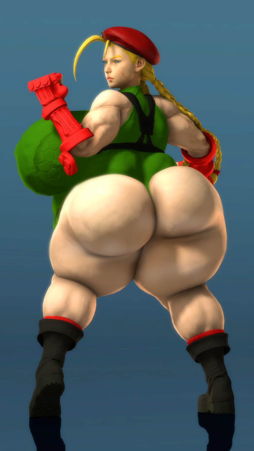 1girls 3d 4k absurdres ass big_ass big_breasts breasts cammy_white chubby female female_only highres huge_ass huge_breasts large_breasts looking_at_viewer looking_back rattledbonezone solo source_filmmaker street_fighter strongfat thick_thighs wide_hips