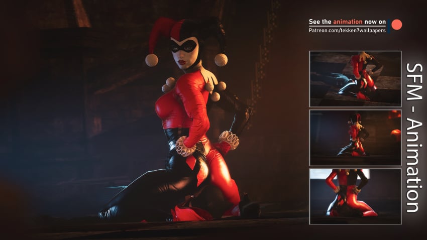 2girls 3d absurdres asphyxiation ass batman:_arkham_city batman:_arkham_knight batman_(series) boobs boots breasts brown_hair butt catsuit catwoman catwoman_(arkham) catwoman_(arkham_city) dc dc_comics defeated eye_mask facesitting femdom forced gloves hands_on_hips harley_quinn harley_quinn_(arkham) harley_quinn_(arkham_knight) harley_quinn_(classic) heel_boots heels helpless highres latex_suit looking_at_viewer pale_skin pinned selina_kyle sitting_on_face sitting_on_person smothering tekken7wallpapers thick_thighs thighs