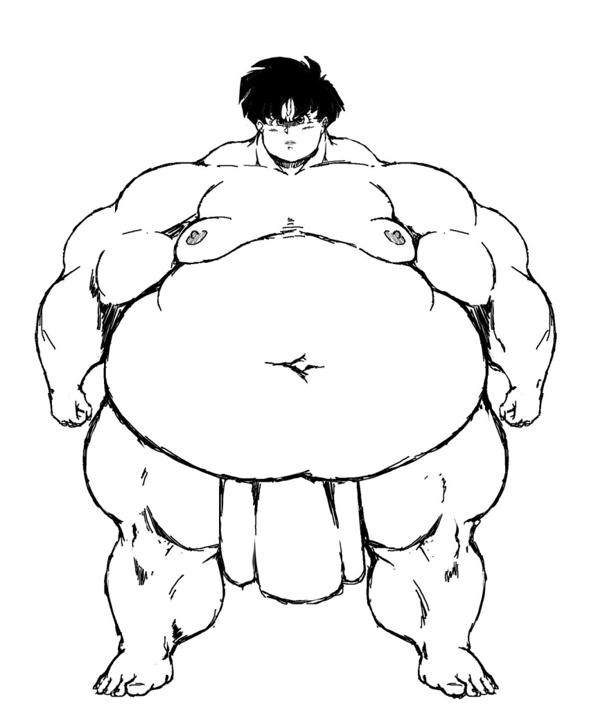 bbw belly big_belly dragon_ball dragon_ball_z fat female_sumo miche-san obese strongfat sumo videl