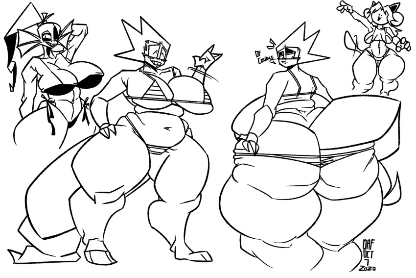 4_ears :3 action-coaster_(artist) actioncoaster alphys anthro ass ass_cleavage beady_eyes belly big_breasts big_butt bikini black_and_white blush breasts buckteeth butt_crack canid canine closed_eyes clothed clothing curvy_figure deep_skin dialogue english_text eye_patch eyewear felid feline female fin fish front_view gesture glasses grin group hair hand_behind_head hand_on_hip head_fin hi_res huge_breasts huge_butt huge_thighs lizard looking_at_butt looking_at_self looking_at_viewer looking_back looking_down mammal marine monochrome multi_ear navel non-mammal_breasts open_mouth open_smile overweight overweight_female ponytail rear_view reptile scalie simple_background skimpy smile standing swimwear tailwag teeth tem temmie_(undertale) text thick_tail thick_thighs three-quarter_view tight_bikini undertale undyne video_games voluptuous waving wide_hips
