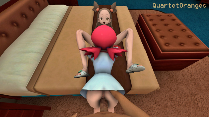 3d ass female gym_leader jasmine_(pokemon) orange_soda pokemon pokemon_gsc quartetoranges sex_from_behind sfm threesome twintails whitney_(pokemon)