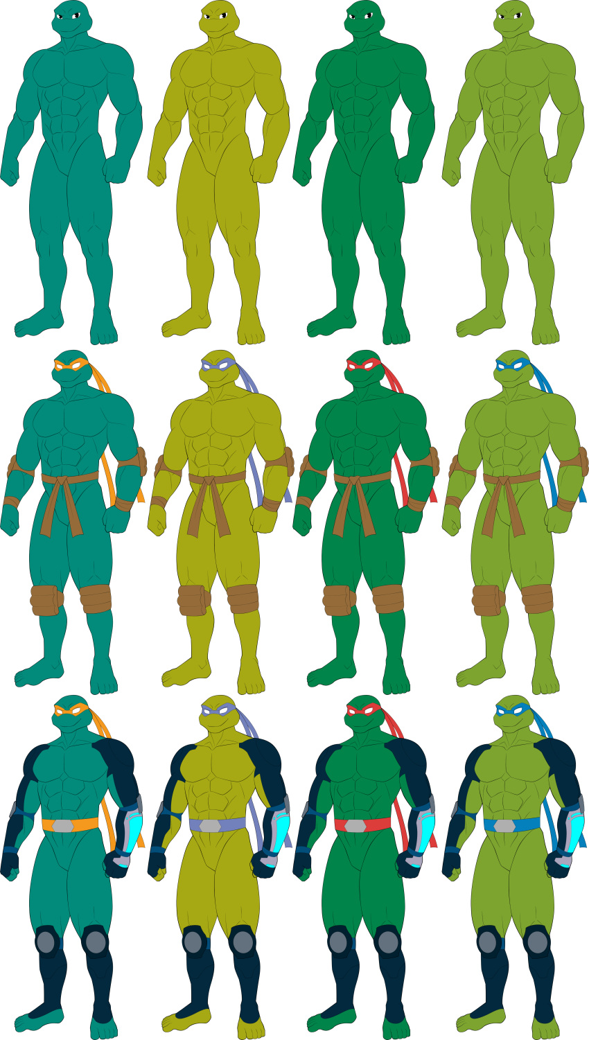 4boys anthro donatello leonardo leonardo_(2003) male male_only michelangelo michelangelo_(2003) raphael shelless_turtle sparksstars tagme teenage_mutant_ninja_turtles tmnt_2003