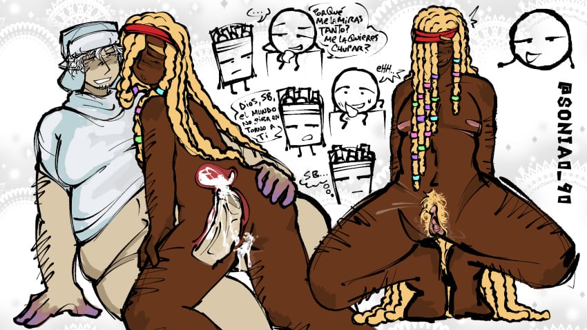 2boys back_view battle_for_dream_island battle_for_dream_island_again bfdi bfdia cum cum_inside cumshot cuntboy dark-skinned_male dark_skin dark_skinned ejaculation fries_(bfdi) front_view gay gijinka humanized interracial interracial_yaoi nude object_show object_shows osc penetration pussy pussy_ejaculation pussy_juice semi_nude sex snowball_(bfdi) sonia0_90 transgender transmasc twitter_link vaginal vaginal_penetration vaginal_sex wet yaoi