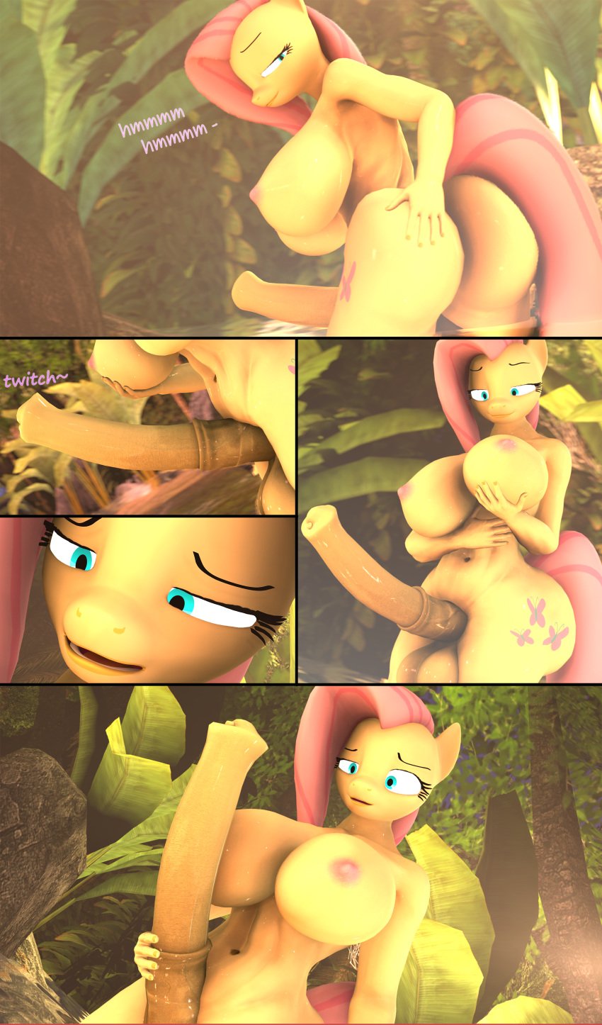 1futa 3d absurd_res anthro anthrofied ass balls big_ass big_balls big_breasts big_butt big_testicles breasts butt comic cute cute_face equid equine fluttershy_(mlp) friendship_is_magic furry futa_only futanari futashy genitals hasbro hi_res holding_penis horsecock huge_breasts huge_cock intersex large_ass mammal my_little_pony penis realvinyl solo straight_hair testicles