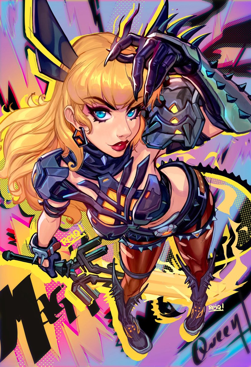 blonde_hair magik_(illyana_rasputin) magik_(marvel_rivals) marvel marvel_comics marvel_rivals reiq