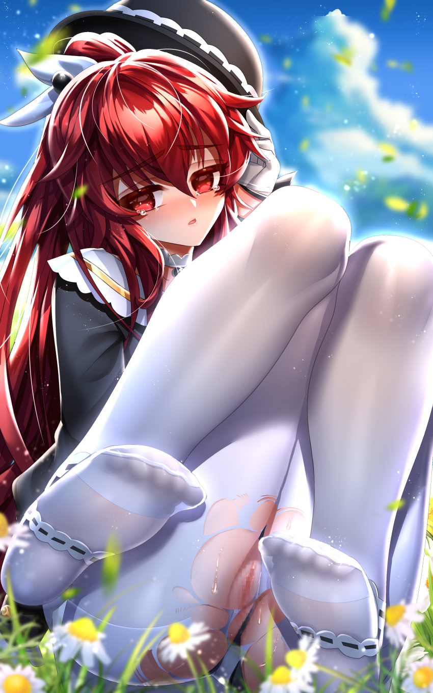 been censored clothing elesis elsword pantyhose pussy ripped_pantyhose