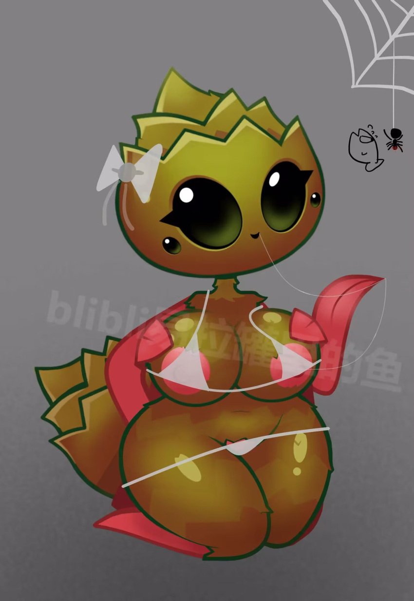 1girls anthro anthrofied ass blast_spinner_(pvz) breasts female flora_fauna ks_xf plant plant_girl plant_humanoid plantie plants_vs._zombies plants_vs_zombies plants_vs_zombies_2:_it&#039;s_about_time popcap_games pussy pvz pvz_2