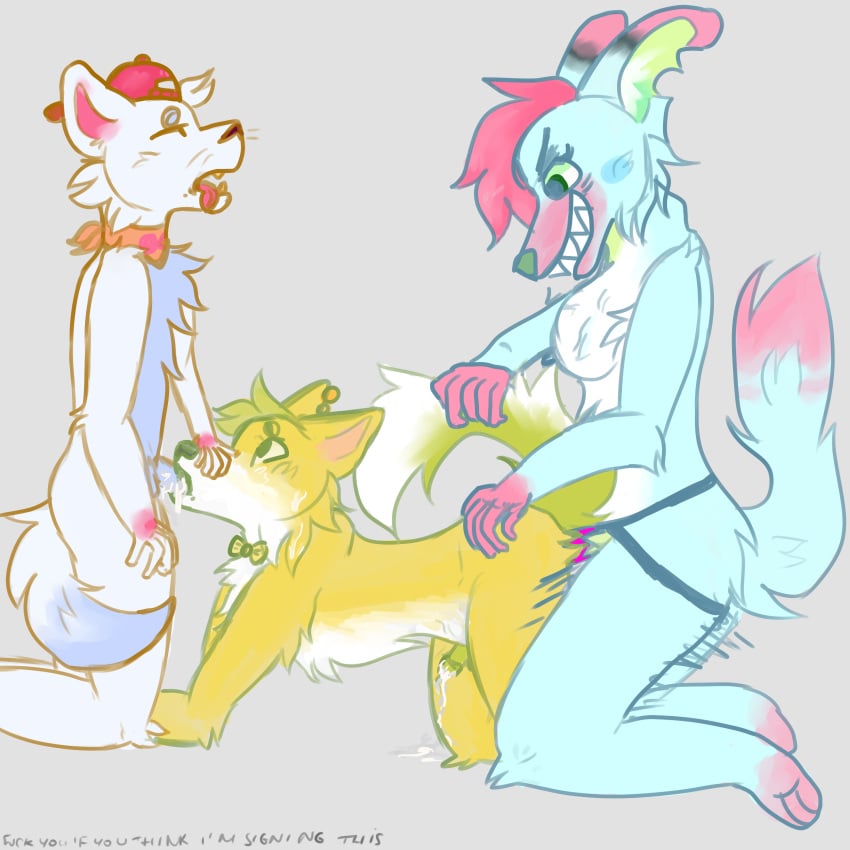 1girls 2boys ahe_gao anal anal_sex anthro anthro_on_anthro apathy_(oc) apathy_(zoombehz) bandana baseball_cap bisexual blue_fur bow bow_tie bowtie breasts bushy_tail cap closed_eyes cottoncake11 crossover cum cum_in_mouth cum_on_body cum_on_floor cumming cumming_from_giving_oral cumming_together dildo dildo_in_ass drugs ear_piercing feline femboy femdom fennec ferret ferrettre fidlar fingering fingering_partner fingering_self fish furry furry_ears furry_only furry_tail goldfish green_eyes hat heart horny jaggedfangs love lucidapathy marijuana motion_lines nipples orange_eyes original original_character original_characters paws pegging penis piercing pubic_hair punk rape rape_face reverse_rape rough_sketch rule_63 smoke smoking spitroast strap-on tongue tongue_out veins veiny veiny_breasts weasel weed white_fur zoombehz zoomsocs