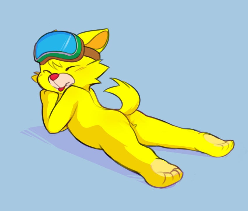 ass balls lying_down male_only mario_(series) spitz_(warioware) warioware