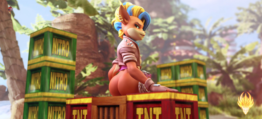 crash_(series) crash_bandicoot female furry its-gergless pirate_tawna tawna_bandicoot tawna_bandicoot_(crash_4) tnt