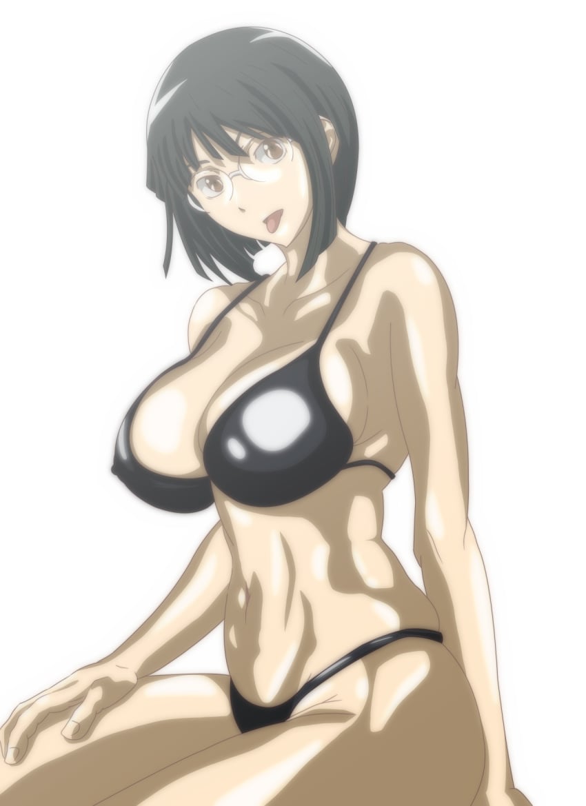 bikini durarara!! glasses huge_breasts sonohara_anri