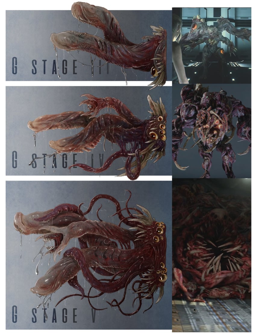 3boys ambiguous_species big_penis capcom comparison english_text erection g_(stage_3) g_(stage_4) g_(stage_5) killveous male male_only monster monster_cock mutation penis penis_size_chart penis_size_comparison penis_size_comparison_meme penis_size_difference penis_with_mouth resident_evil text unusual_penis