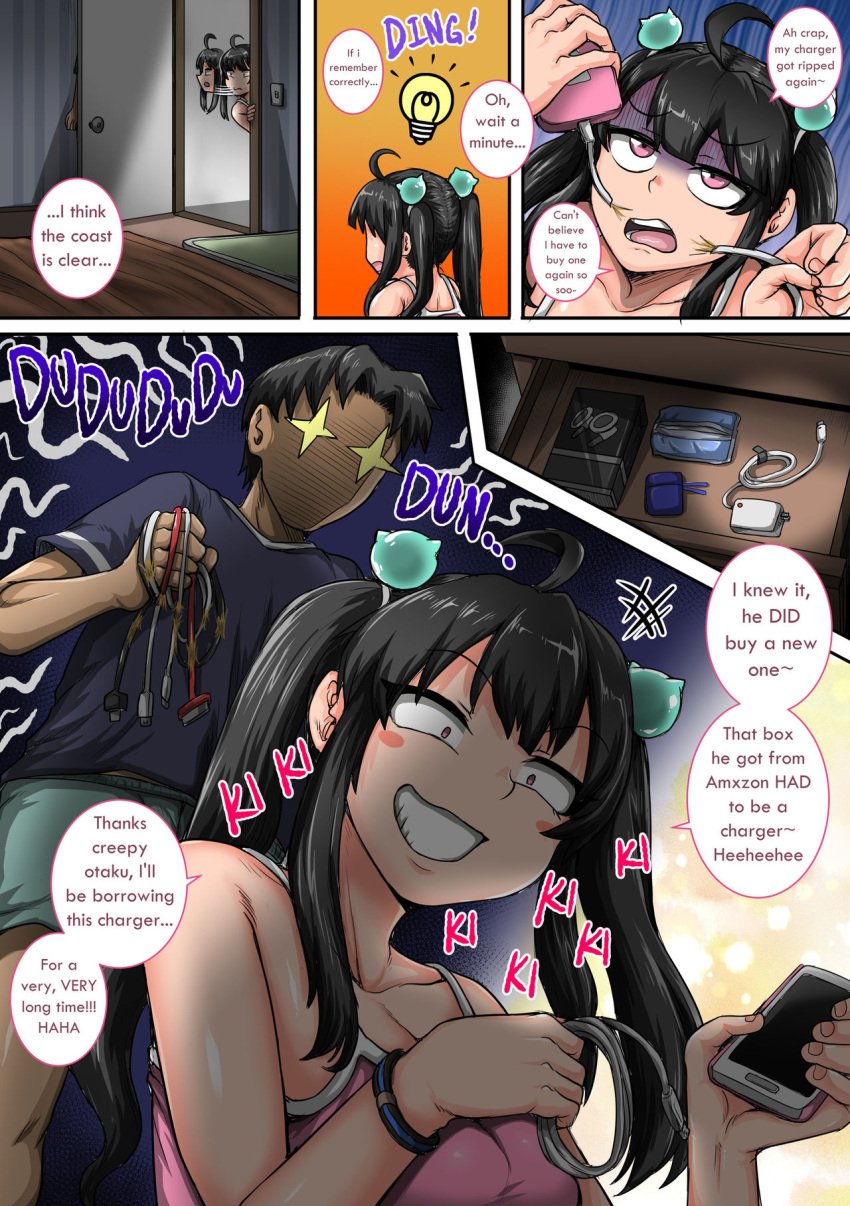 big_brother_(juna_juna_juice) brother_and_sister clothed clothing comic funny humor imminent_incest imminent_rape imminent_sex incest juna_juna_juice original tagme yuina_(juna_juna_juice)