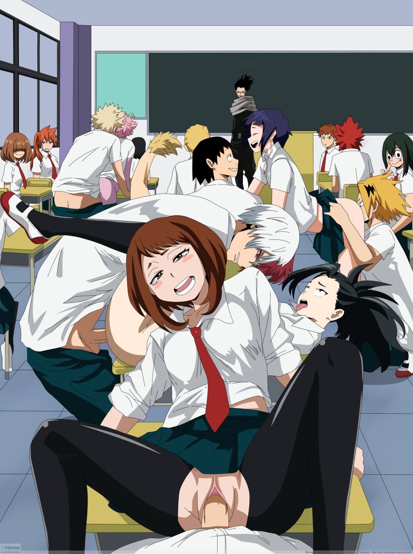 6+boys 6+girls 7girls 9boys ahegao aizawa_shouta angry anilingus ashido_mina asui_tsuyu bakugou_katsuki black_hair blonde_hair blush blushing bottomless breasts brown_eyes brown_hair classroom clothing color colored cunnilingus denki_kaminari doggy_style eijirou_kirishima eraserhead female first_person_view group group_sex hagakure_tooru hagakure_tooru_(invisible) hanta_sero harisyah itsuka_kendou izuku_midoriya jirou_kyouka kaminari_denki katsuki_bakugou kendou_itsuka kirishima_eijirou komori_kinoko kosei_tsuburaba kyoka_jiro male mashirao_ojiro midoriya_izuku mina_ashido missionary_position momo_yaoyorozu mouth_open multiple_boys multiple_girls my_hero_academia ochako_uraraka ojiro_mashirao open_mouth orgy pantyhose penis purple_hair pussy red_hair rimming ripped_clothing rosy_cheeks school school_uniform sero_hanta sex shouta_aizawa shouto_todoroki skirt skirt_lift smile standing standing_doggy_style standing_sex stockings student swingers tagme tail thighs tights todoroki_shouto tongue tongue_out tooru_hagakure tooru_hagakure_(invisible) tsuburaba_kousei tsuyu_asui u.a._school_uniform uniform uraraka_ochako uwabaki vaginal_penetration white_hair yaoyorozu_momo yellow_hair