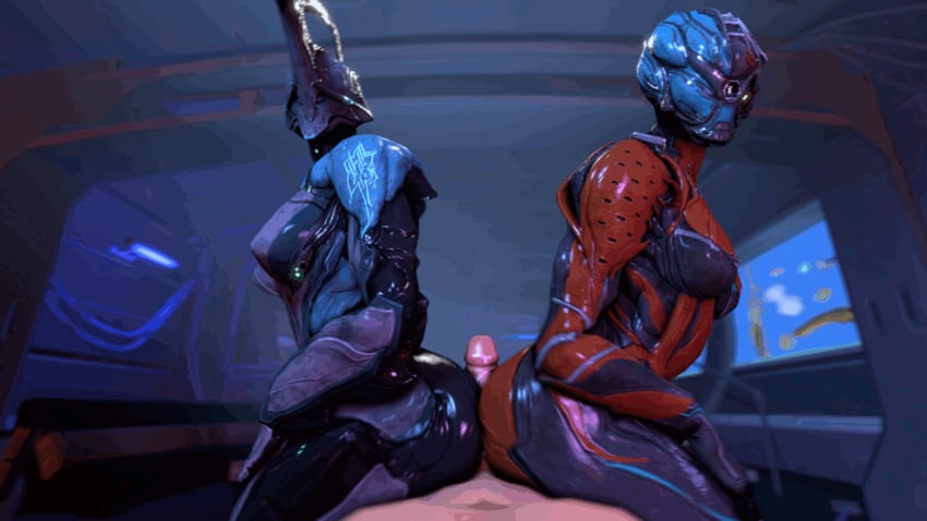 3d alien animated ass big_ass buttjob creature human human_penetrating nyx_(warframe) penis pov source_filmmaker valkyr_(warframe) warframe wattchewant