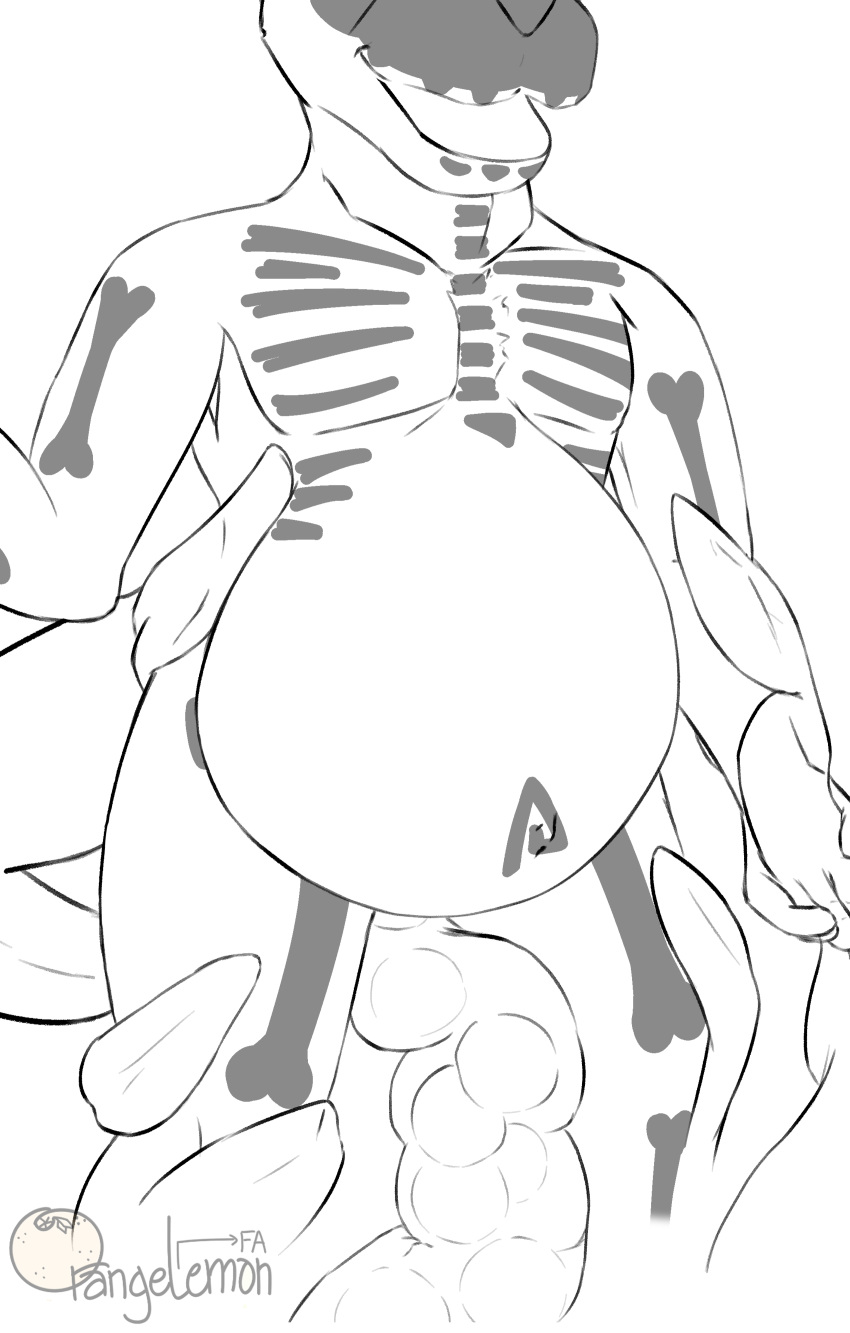 2020 absurd_res andromorph anthro belly big_belly black_and_white consensual_tentacles cuntboy egg egg_implantation happy hi_res hyper hyper_belly intersex kinktober lutrine mammal moblie moblie_(character) monochrome mustelid oviposition penetration pregnant pregnant_cuntboy skeleton_markings sketch solo_focus tentacle tentacle_grab translucent translucent_tentacles vaginal_penetration