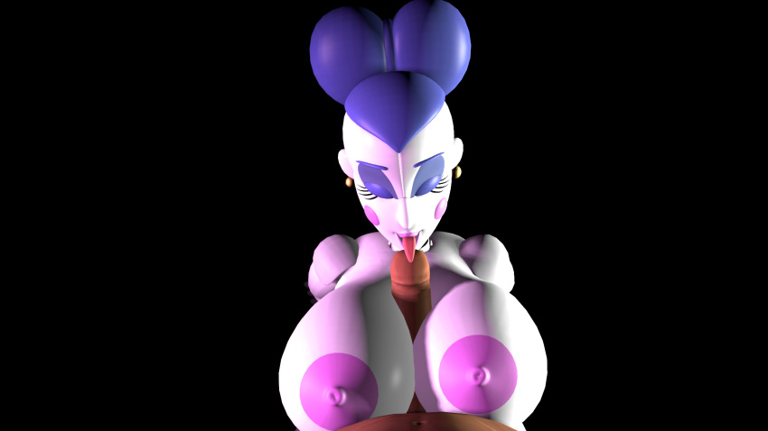 3d 3d_(artwork) 3d_model ballora ballora_(fnafsl) ballora_(spiderjunior10) big_breasts blowjob breasts five_nights_at_freddy's five_nights_at_freddy's:_sister_location fnaf paizuri scottgames sister_location spiderjunior10 straight