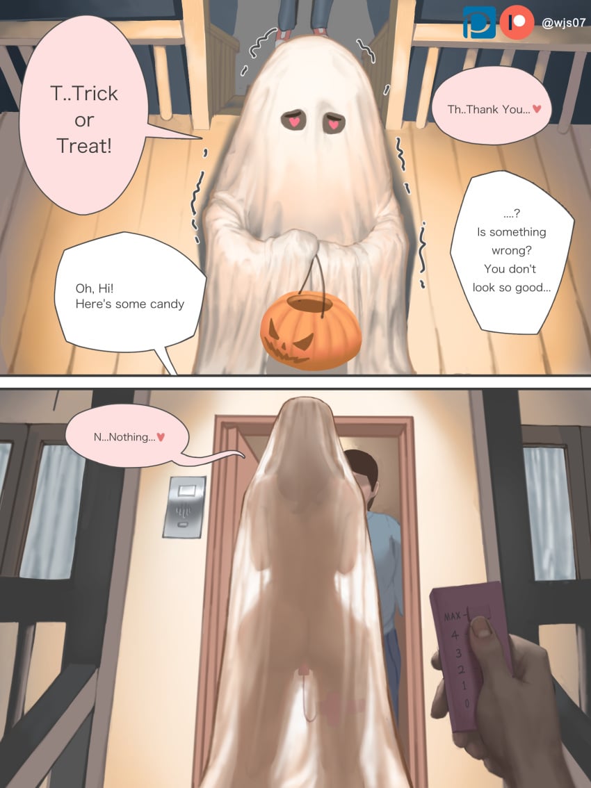 Rule34 Dev 1girls Ass Bed Sheet Bedsheet Ghost Big Ass Comic Costume