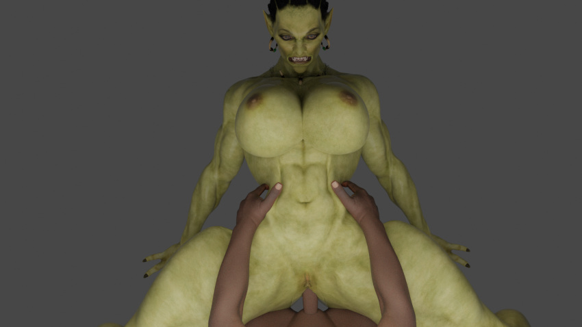 ass big_ass big_breasts big_butt dark-skinned_male dark_skin female human_male male male/female nsfwstudio orc orc_female