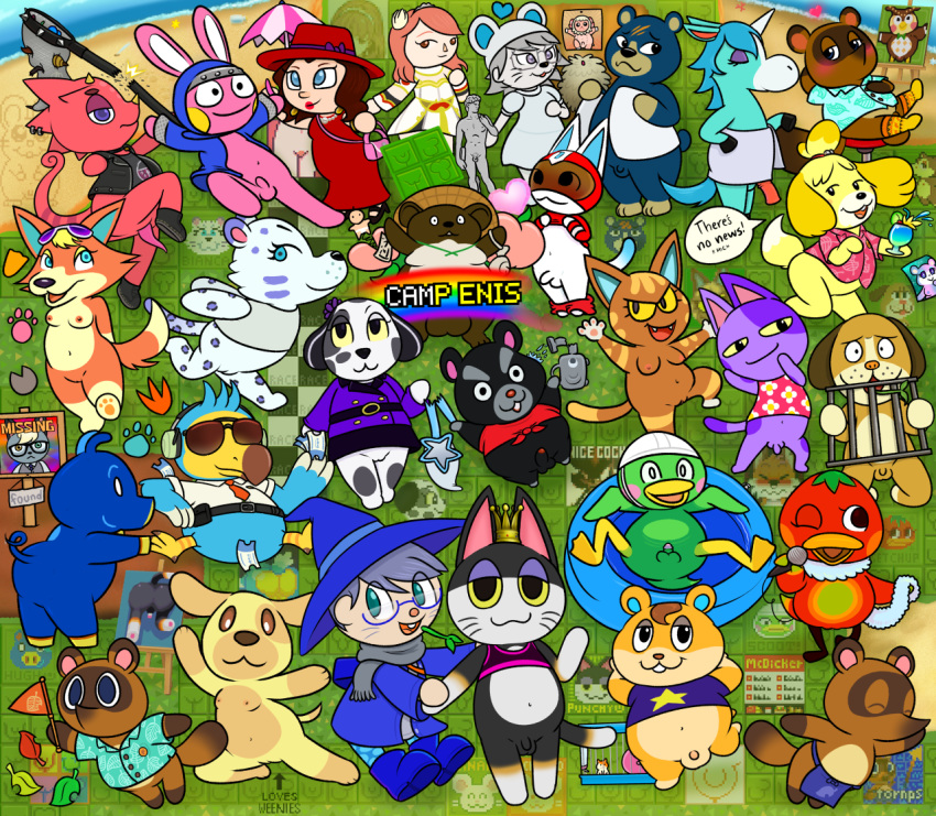 1_horn 2020 anatid animal_crossing animal_genitalia animal_penis anseriform anthro apron audie_(animal_crossing) avian balls beak bianca_(animal_crossing) biped bird black_body black_eyes black_fur blathers_(animal_crossing) blue_body blue_eyes blue_feathers blue_fur bob_(animal_crossing) bottomless breasts brown_body brown_eyes brown_fur brown_hair canid canine canis chameleon clothed clothing columbid cricetid digital_media_(artwork) dodo domestic_cat domestic_dog domestic_pig duck english_text equid equine feathers felid feline felis female flaccid flick_(animal_crossing) fur genitals goldie_(animal_crossing) green_eyes grey_body grey_fur grey_hair groucho_(animal_crossing) group hair hamphrey_(animal_crossing) hamster horn horsecock hugh_(animal_crossing) human isabelle_(animal_crossing) julian_(animal_crossing) katt_(animal_crossing) ketchup_(animal_crossing) kid_cat_(animal_crossing) lagomorph leporid lizard male mammal meme nintendo nipples nishi nude orange_body orange_fur owl pantherine pawpads penis portia_(animal_crossing) punchy_(animal_crossing) pussy rabbit raccoon_dog raymond_(animal_crossing) reptile rodent scalie scoot_(animal_crossing) shadow_the_hedgehog snake_(animal_crossing) sonic_(series) suid suina sus_(pig) tanuki text tiger timmy_nook tom_nook tommy_nook unicorn ursid video_games white_body white_fur wilbur_(animal_crossing) wolf yellow_beak yellow_body yellow_eyes yellow_fur