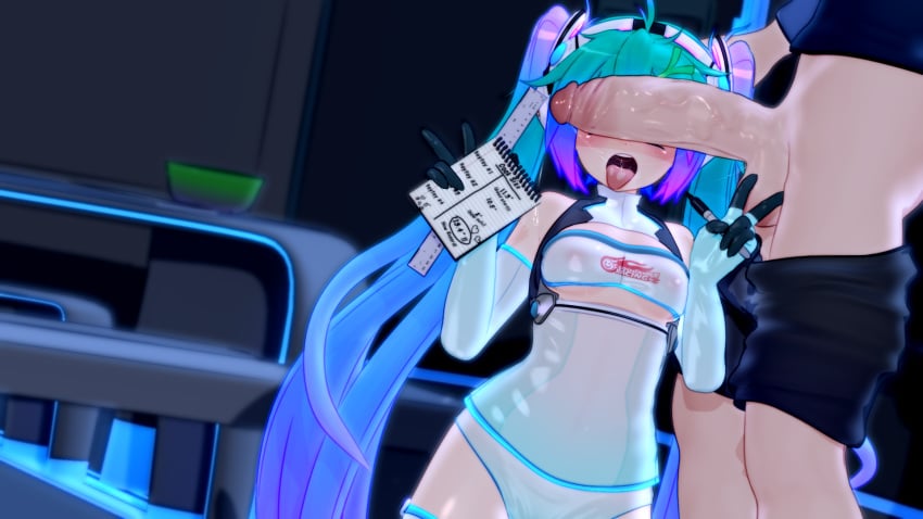 1boy 1girls 3d ahe_gao balls blue_eyes blush boxers breasts cant_see_the_haters clipboard clothed clothed_female clothed_male cock_hungry cock_worship drooling erect_penis erection female female_focus gesture goodsmile_racing hand_on_head hatsune_miku holding_object huge_cock imminent_fellatio imminent_sex large_penis light-skinned_female light-skinned_male light_skin male mantis_x measurements medium_breasts multicolored_hair naughty_face nipples_visible_through_clothing no_pubes open_mouth panties pants_down penis penis_awe penis_on_face penis_out penis_over_eyes pleasure_face posing precum precum_string racing_miku rugged_penis saliva saliva_on_tongue shorts shorts_down small_balls small_breasts smaller_female straight thick_penis tongue_out transparent_clothing uncensored v v_sign veiny_penis vocaloid