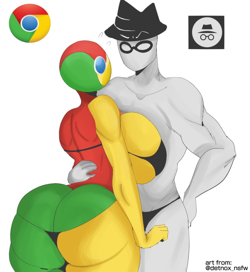 1boy 1girls anthro anthrofied ass big_ass big_breasts big_butt buff butt chrome-tan color color_edit colored detnox edit edited fedora female google google_chrome hat hips huge_ass huge_breasts huge_butt humanoid incognito_mode large_ass large_breasts large_butt os-tan site-tan swimsuit thick thick_ass thick_thighs thighs thin thin_waist voluptuous wide_hips