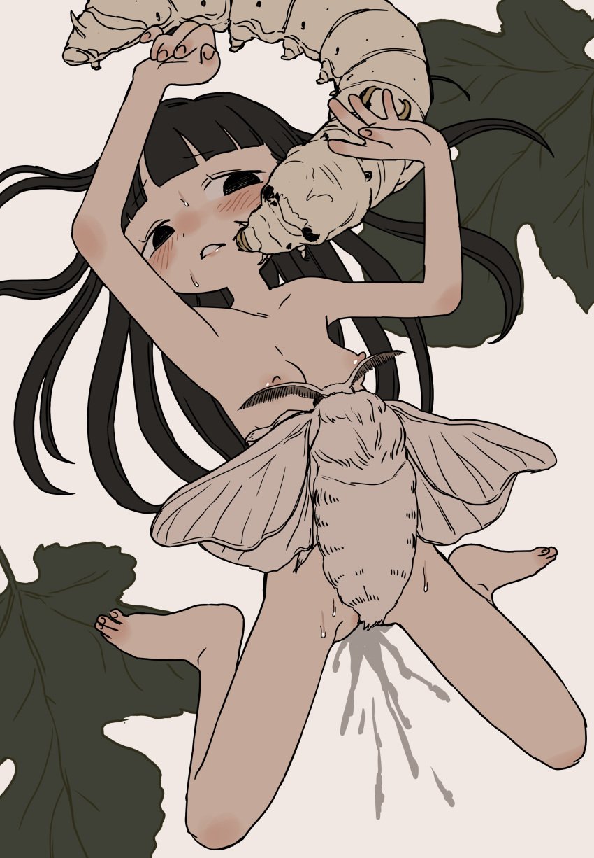 Rule 34 Dev - absurd_res arthropod bodily_fluids breasts caterpillar female  feral feral_on_human feral_penetrating feral_penetrating_human group hi_res  human insects intersex intersexfemale larva leaf lepidopteran mammal moth  semi sex|4681133024