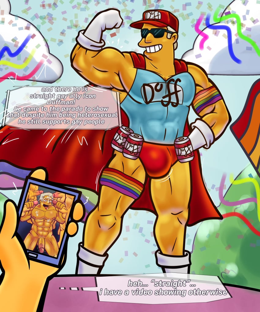 Duffman (The Simpsons) Rule 34 Image
