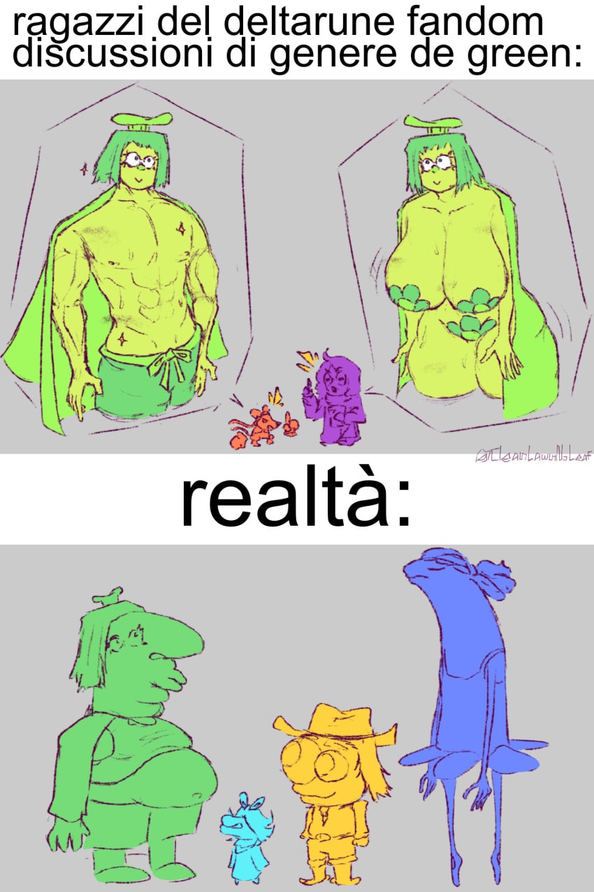 Aqua (Deltarune) Rule 34 Image