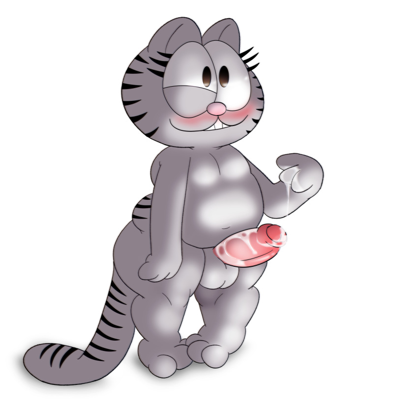 absurd_res alpha_channel anthro bodily_fluids cum cumshot domestic_cat ejaculation felid feline felis fuzefurry garfield_(series) genital_fluids hi_res male male_only mammal nermal nermal_(garfield) nickelodeon paws,_inc. solo tagme