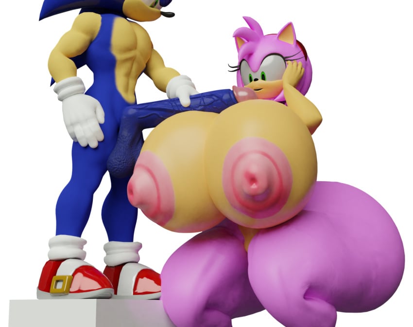 3d amy_rose big_penis footwear handwear hyper_breasts hyper_penis minttoo mostly_nude sonic_(series) sonic_the_hedgehog sonic_the_hedgehog_(series)