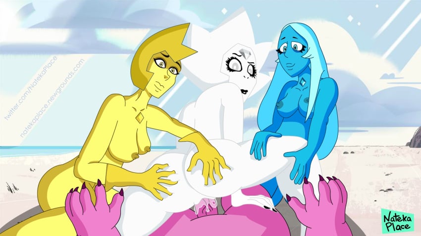 1boy 3girls blue_body blue_diamond_(steven_universe) blue_eyes breasts cartoon_network diamond_authority diamonds edit i_am_my_monster_(steven_universe_future) nateka_place nude outdoors pink_body riding sex steven_quartz_universe steven_universe steven_universe_future tagme vaginal_penetration white_body white_diamond_(steven_universe) white_eyes yellow_body yellow_diamond_(steven_universe) yellow_eyes