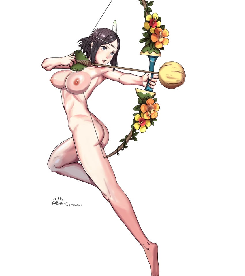 bettercommsoul completely_nude female_only fire_emblem fire_emblem_awakening fire_emblem_heroes noire_(fire_emblem) noire_(summer)_(fire_emblem) nude_female nude_filter
