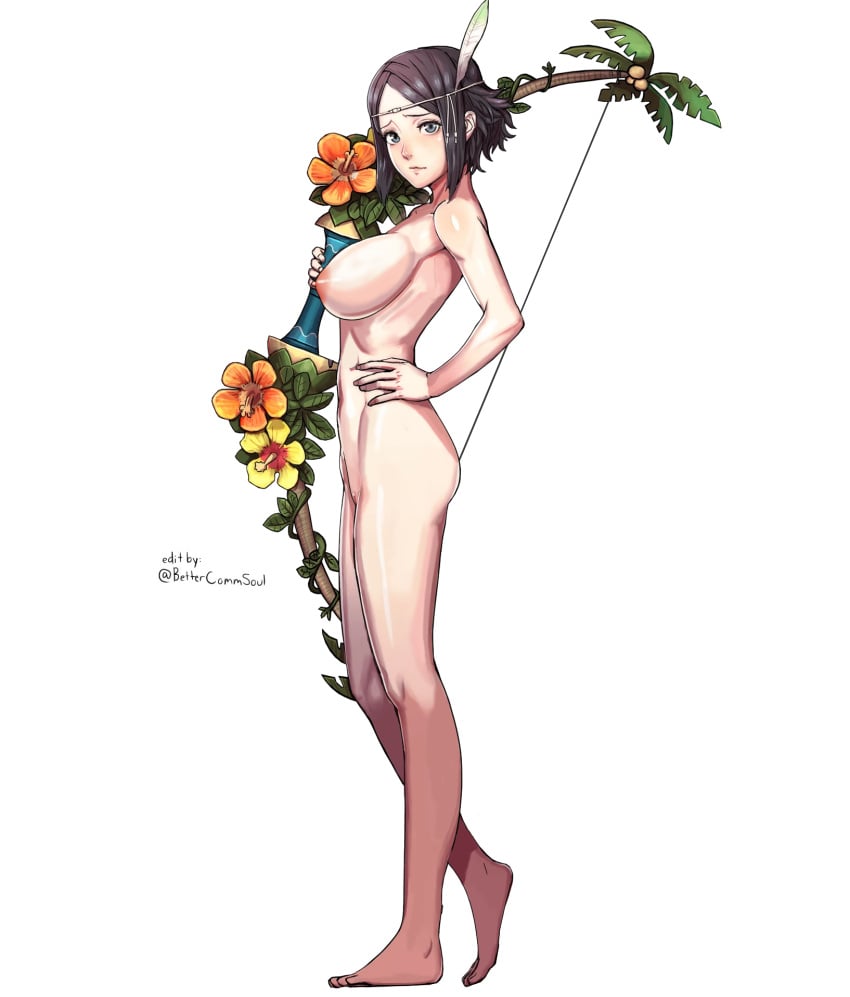 bettercommsoul completely_nude female female_only fire_emblem fire_emblem_awakening fire_emblem_heroes noire_(fire_emblem) noire_(summer)_(fire_emblem) nude_female nude_filter